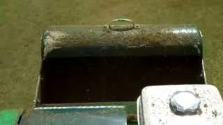 Thatchaway Verticutting at Caldecott Park Bowls Club in Warwickshire