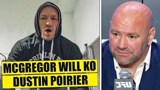 Conor McGregor will KO Dustin Poirier, Dana White on Tony Ferguson vs. Charles Oliveira at UFC 256