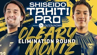 Connor O'Leary vs Seth Moniz | SHISEIDO Tahiti Pro - Elimination Round Heat Replay