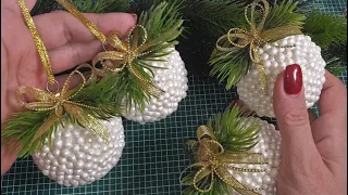 НОВОГОДНИЕ ИГРУШКИ 2021 своими руками #noel #Marine_DIY_Guloyan