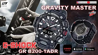 G SHOCK GRAVITY MASTER GR-B200-1ADR, REVIEW & SETTING