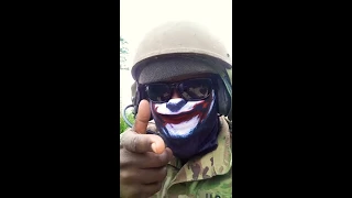 New Mask. Riding in M88A2 going to work...