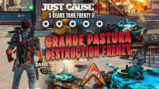 JC3 - 5 Gears Tank Frenzy II - Grande Pastura Destruction Frenzy