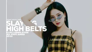 STAYC Vocal Line SLAYING High Belts! | D5-G5