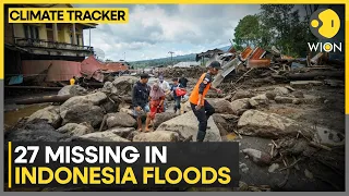 Floods kill 50 in Indonesia's west Sumatra | WION Climate Tracker