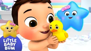 Baby Max's Colorful Bath ⭐Baby Max Splashy Time! LittleBabyBum - Nursery Rhymes for Babies | LBB