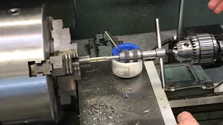 How to tap out threads on a lathe