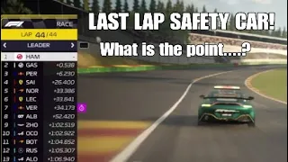 LAST LAP Safety Car...what is the point? | F1 Manager 22