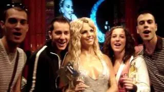 Italian Britney fans to Madame Toussaud's!