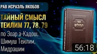 📖 Теилим 77-79 - Тайный Смысл  (Рав Исраэль Якобов)