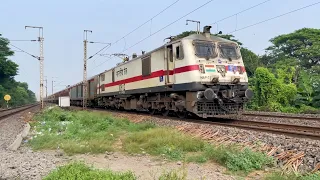 Howrah - Mumbai 12860 Gitanjali Express Crossing Abada at Full Speed