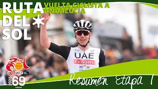 Resumen 1ª Etapa Vuelta Ciclista a Andalucía