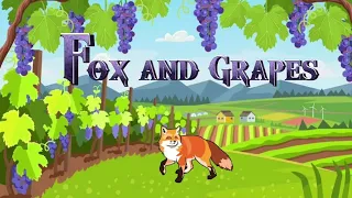 Fox and Grapes | short story in English for kids |