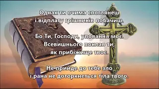 Псалом 90 ☦️ Хто живе в помочі Всевишнього   поселиться в покрові Бога небесного...