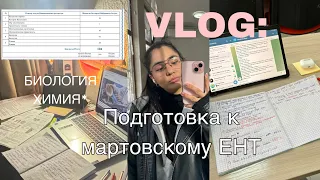 VLOG: подготовка к мартовскому ЕНТ| результаты | preparation for exams 🤍