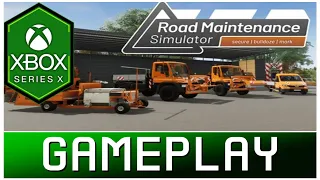 Road Maintenance Simulator | Xbox Series X Gameplay | First Look