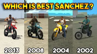 GTA : WHICH IS BEST SANCHEZ EVERY GTA? (GTA 5, 4, SAN, VC)