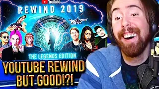 RIGHT Version! A͏s͏mongold Reacts to LEGENDS Edition of YouTube Rewind 2019, Witcher Trailer & More