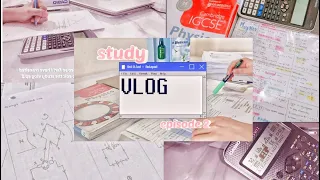 study vlog IGCSE Maths and Physics revisions & pass year paper practices, IGCSE results 8A*s !!