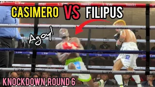 John Riel Casimero Vs Filipus Nghitumbwa Knockdown R6