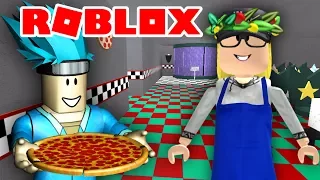 СТРОИМ ПИЦЦЕРИЮ с НИКОЛЬ CrazyFamily в ROBLOX | Приключения на стройке ресторана пиццы | Жестянка