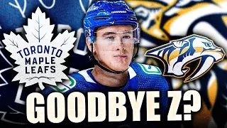 GOODBYE NIKITA ZADOROV? CANUCKS NEWS (NASHVILLE PREDATORS & TORONTO MAPLE LEAFS TARGET)