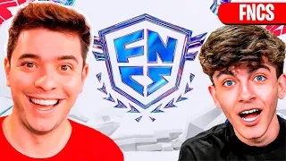 MINHA PRIMEIRA VEZ NA FNCS DO FORTNITE!