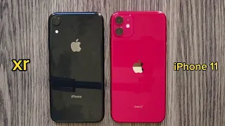 iPhone xr vs iPhone 11 speed test