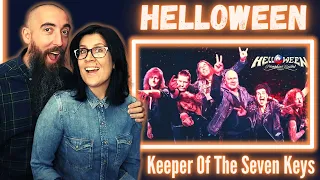 Helloween - Keeper Of The Seven Keys (United Alive 2017) (REACTION) with my wife