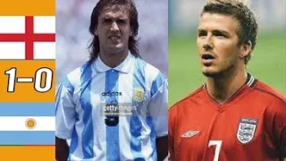 England 1 x 0 Argentina (Batistuta, David Beckham)  ● 2002 World Cup Extended Goals & Highlights HD