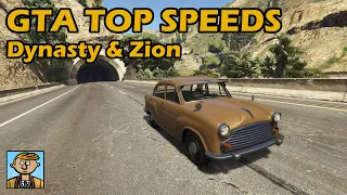 Fastest Sports Classics (Dynasty & Zion Classic)- GTA 5 Best Fully Upgraded Cars Top Speed Countdown