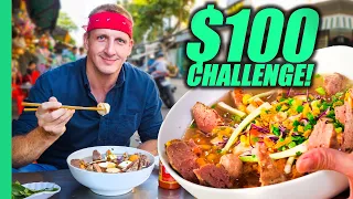 Vietnam $100 Street Food Challenge!! Best Street Food in Saigon!!!