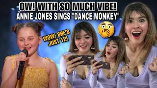 12 YEARS OLD ANNIE JONES SINGING "DANCE MONKEY" BY TONES AND I |AMERICA'S GOT TALENT 2020| REACTION