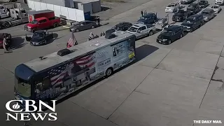 LIVE from Eagle Pass as Trucker Convoy Heads to Texas