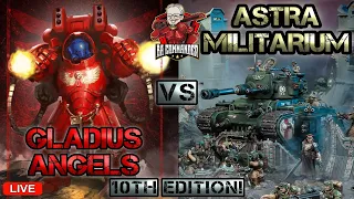 Blood Angels vs Astra Militarium (Warhammer 40k)