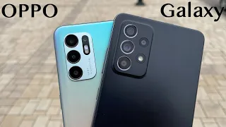 Samsung A52 vs Oppo Reno 6 сравнительный тест камер