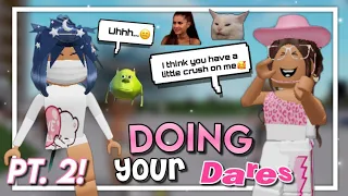 DOING YOUR DARES PT.2!! 🤣🤣 || ROBLOX || Dr laba