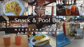 Snack and Pool Bar at Nissiana Hotel & Bungalow in Ayia Napa, Cyprus / September 2023