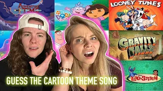 Can YOU Guess The Cartoon Theme Song? (HARD!) - Hailee And Kendra