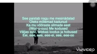 5MIINUST x HENDRIK SAL-SALLER - Loodus ja hobused (LYRICS)