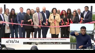 Mayor Bowser Celebrates Completion of Historic MLK Gateway Project & New DHCD Headquarters, 4/25/24