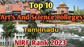 Top 10 Art's And Science Colleges in Tamilnadu NIRF Rank 2023