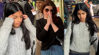 Akshay Kumar Wife Twinkle Khanna With Daughter Spotted At Airport | MS shorts