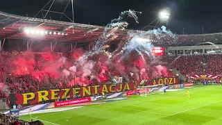 Widzew Łódź - łks 12.08.2023 - 69 Derby Łodzi Oprawa Widzewa „Prezentacja Łodzi”