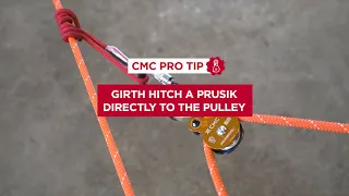 Girth Hitch a Prusik Directly to a Pulley // CMC Pro-Tip