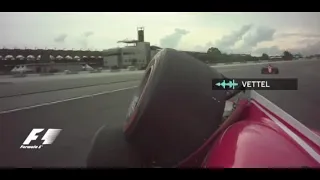 F1 2017 Malaysia Stroll Collides With Vettel Rear Onboard