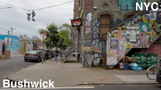 East Williamsburg / Bushwick Walk - Brooklyn NYC [4k]