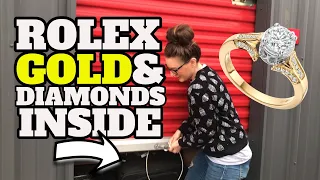 I FOUND A ROLEX, DIAMONDS & GOLD! Abandoned Storage Unit! Storage Wars | Lunkers TV | What The Hale$