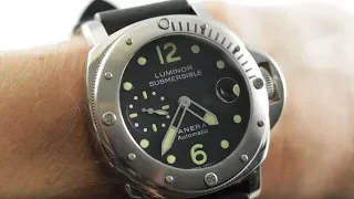 Panerai Luminor Submersible PAM 024 Dive Watch Review