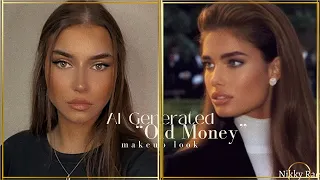 Attempting the AI Generated "Old Money" Makeup Look